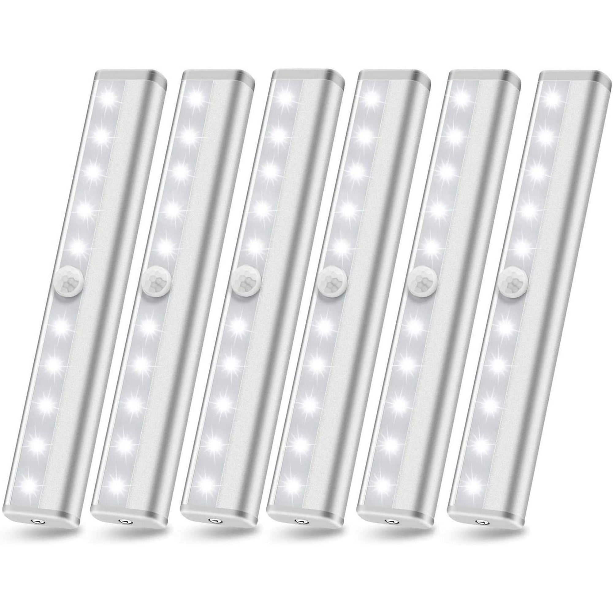 Ogednac Motion Sensor Led Lights 6 Pcs 10 Led Battery Operated Motion 5120