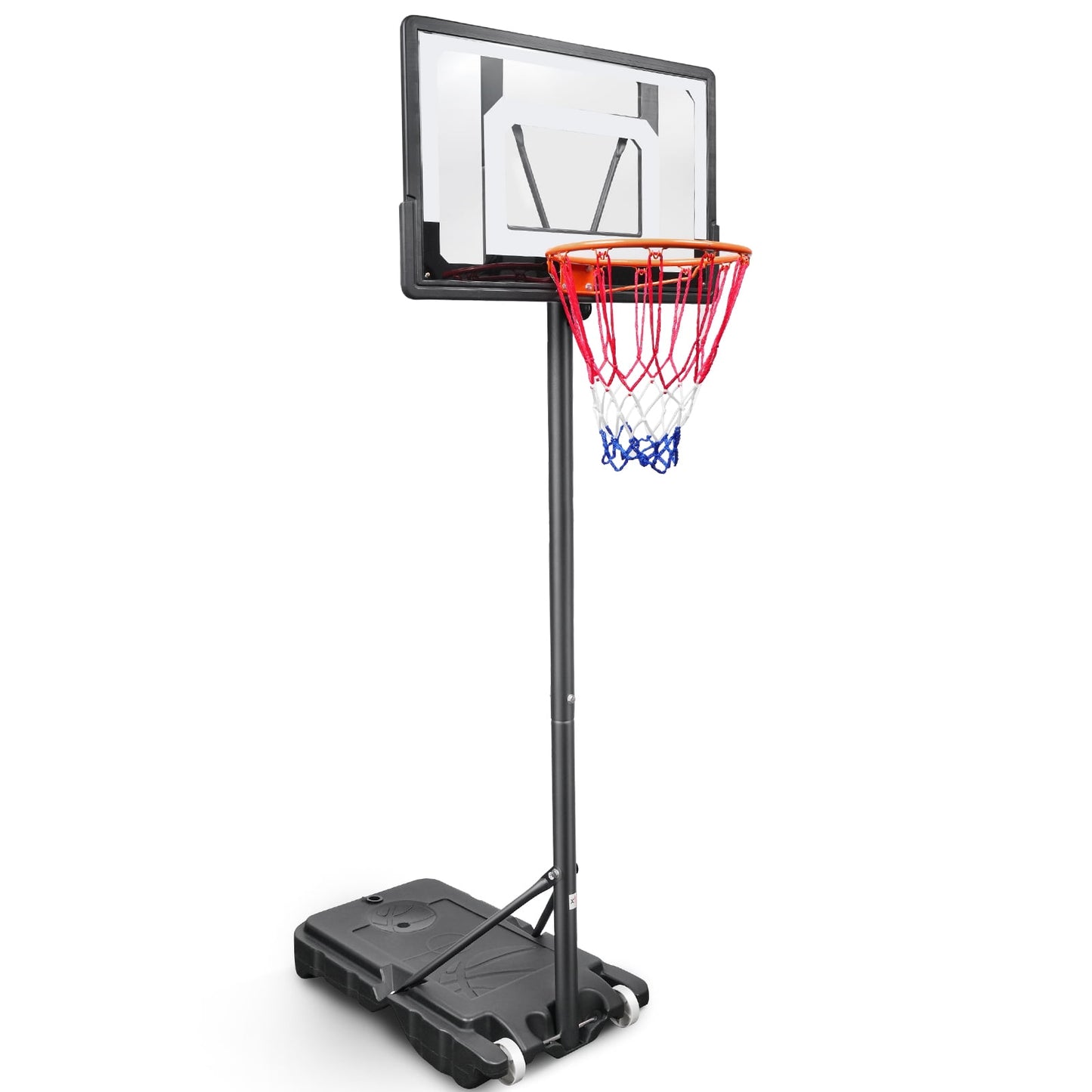 OGEDNAC Portable Basketball Hoop Outdoor, 5ft-7ft Height Adjustable Basketball Goal System with Wheels for Kids Teenagers Youth Indoor Outdoor